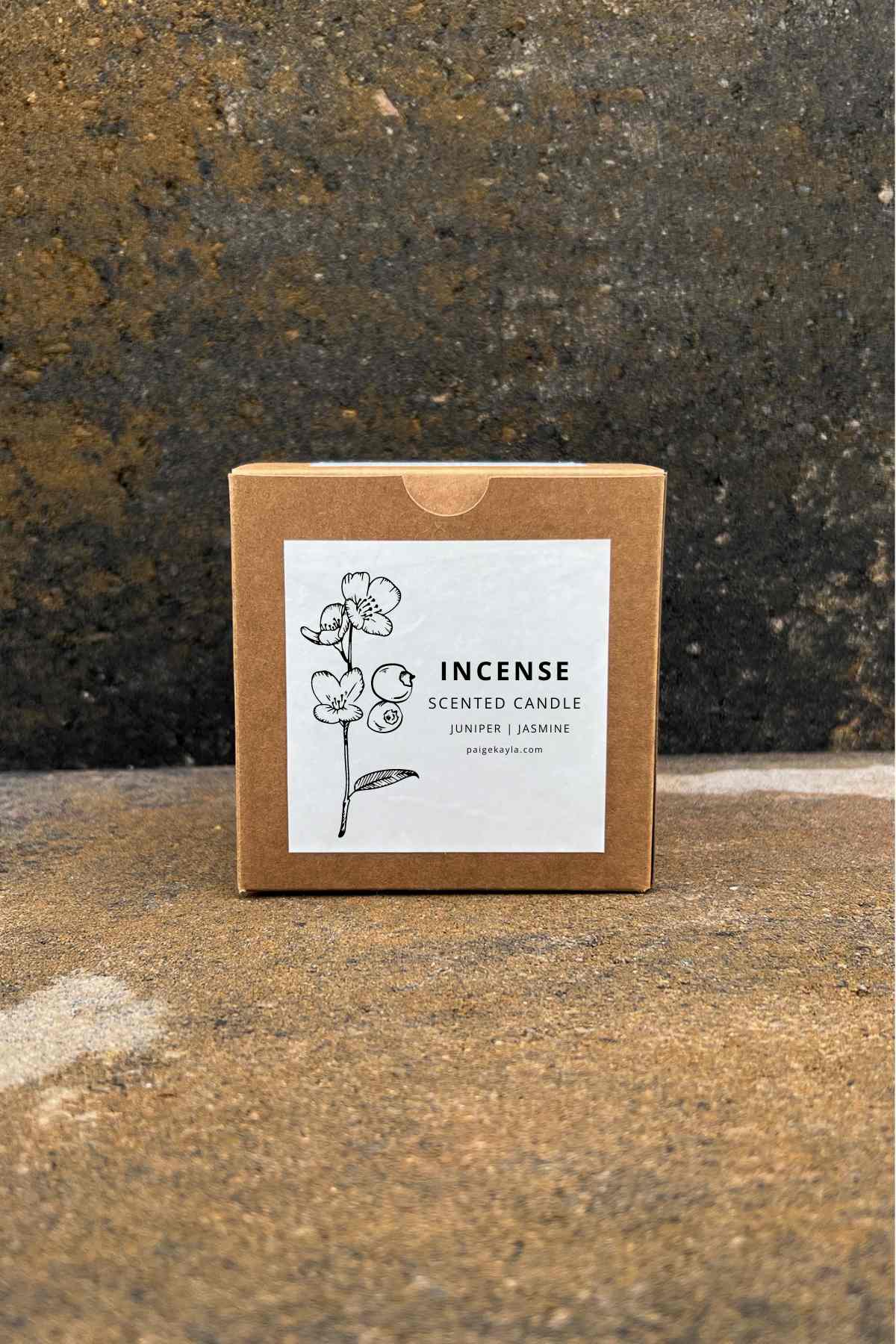 Incense Spa Candle