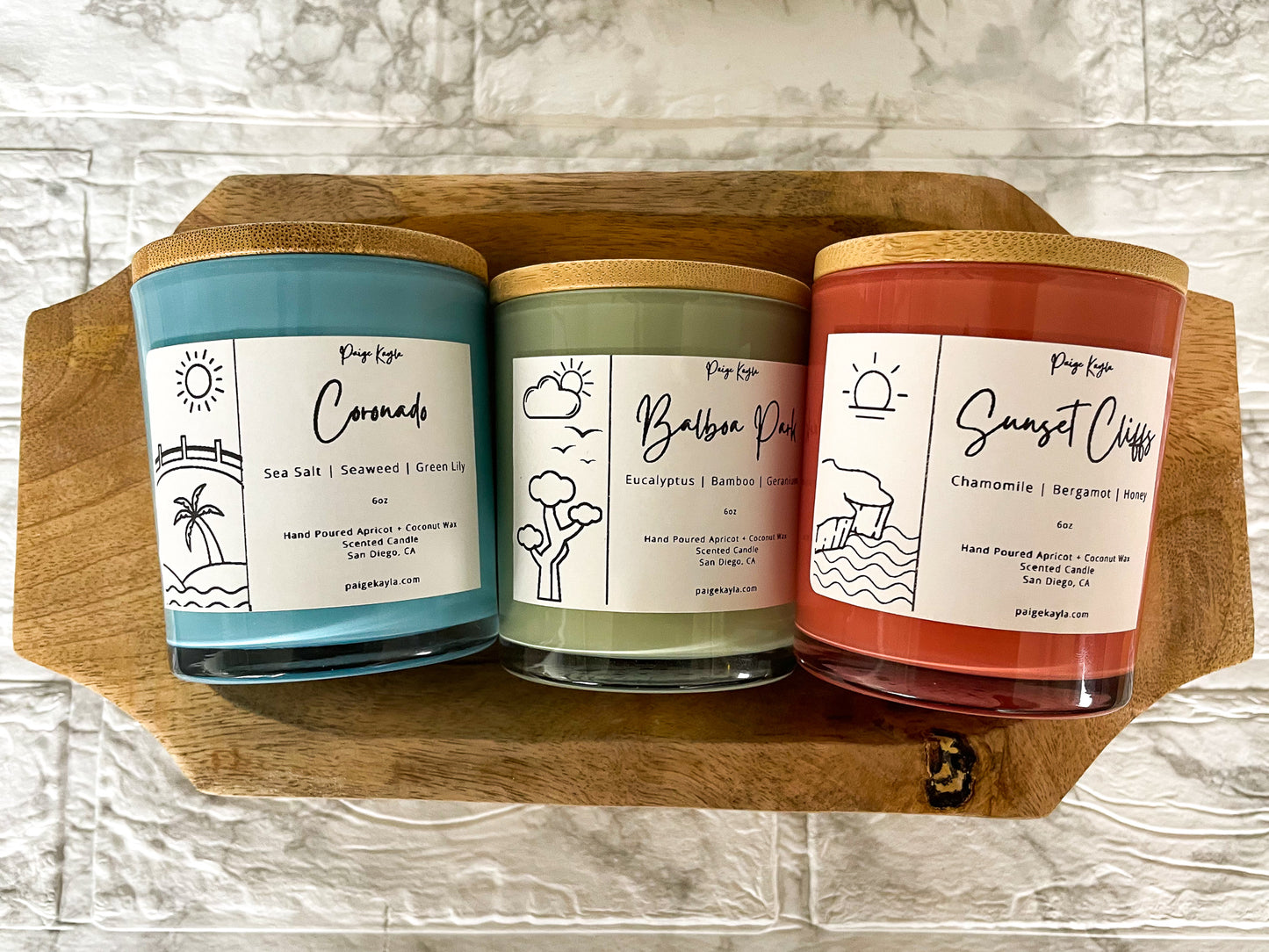 San Diego Candle Trio Bundle