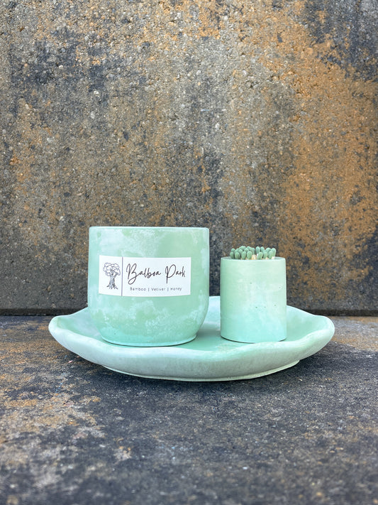 Balboa Park Candle + Tray Bundle