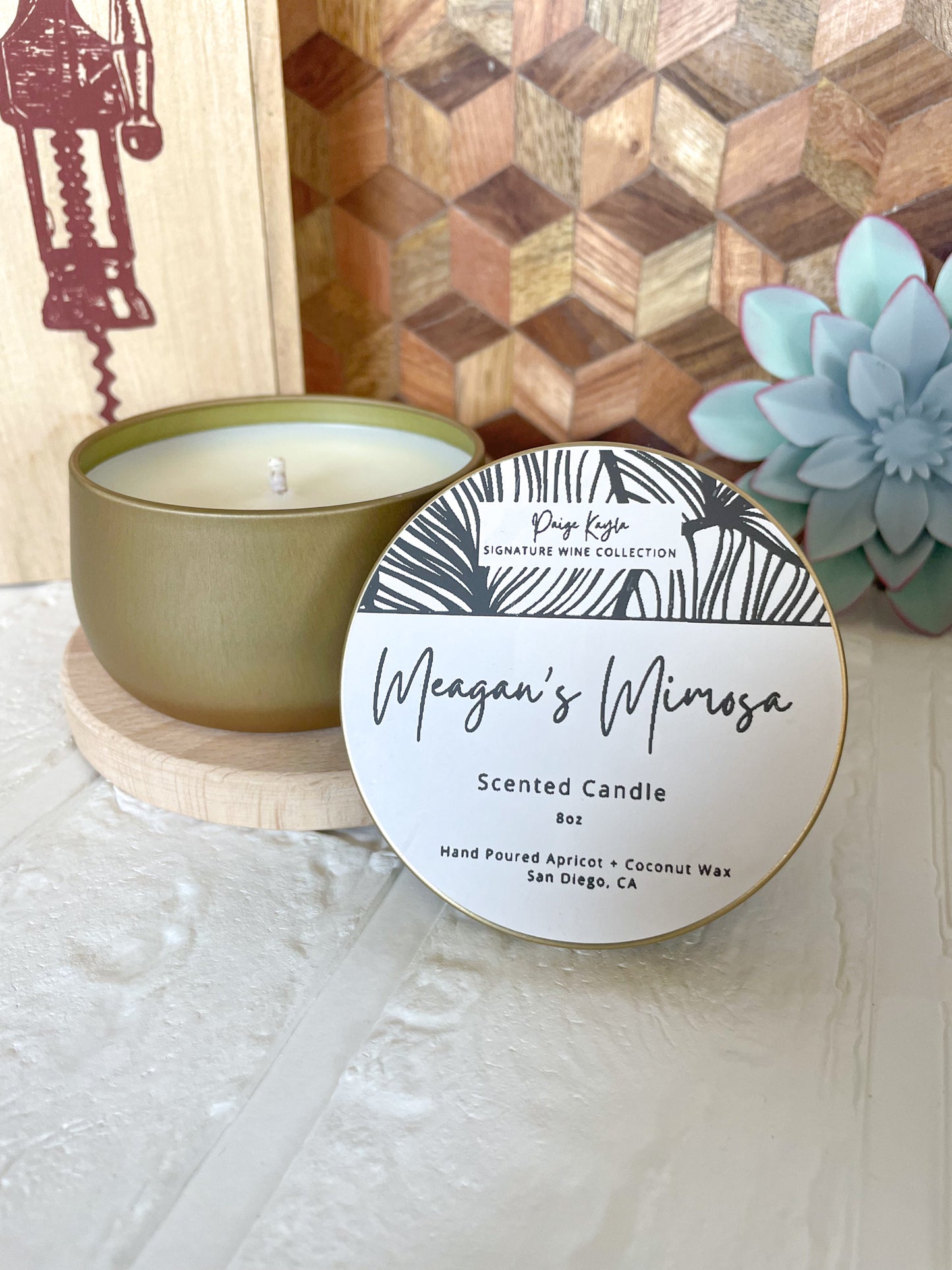 Meagan's Mimosa Wine Candle