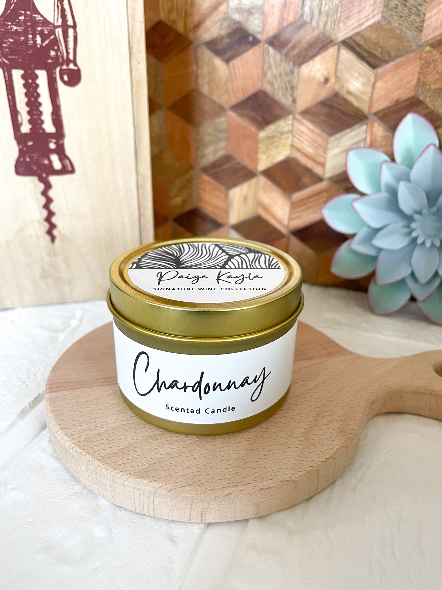 Chardonnay Wine Candle