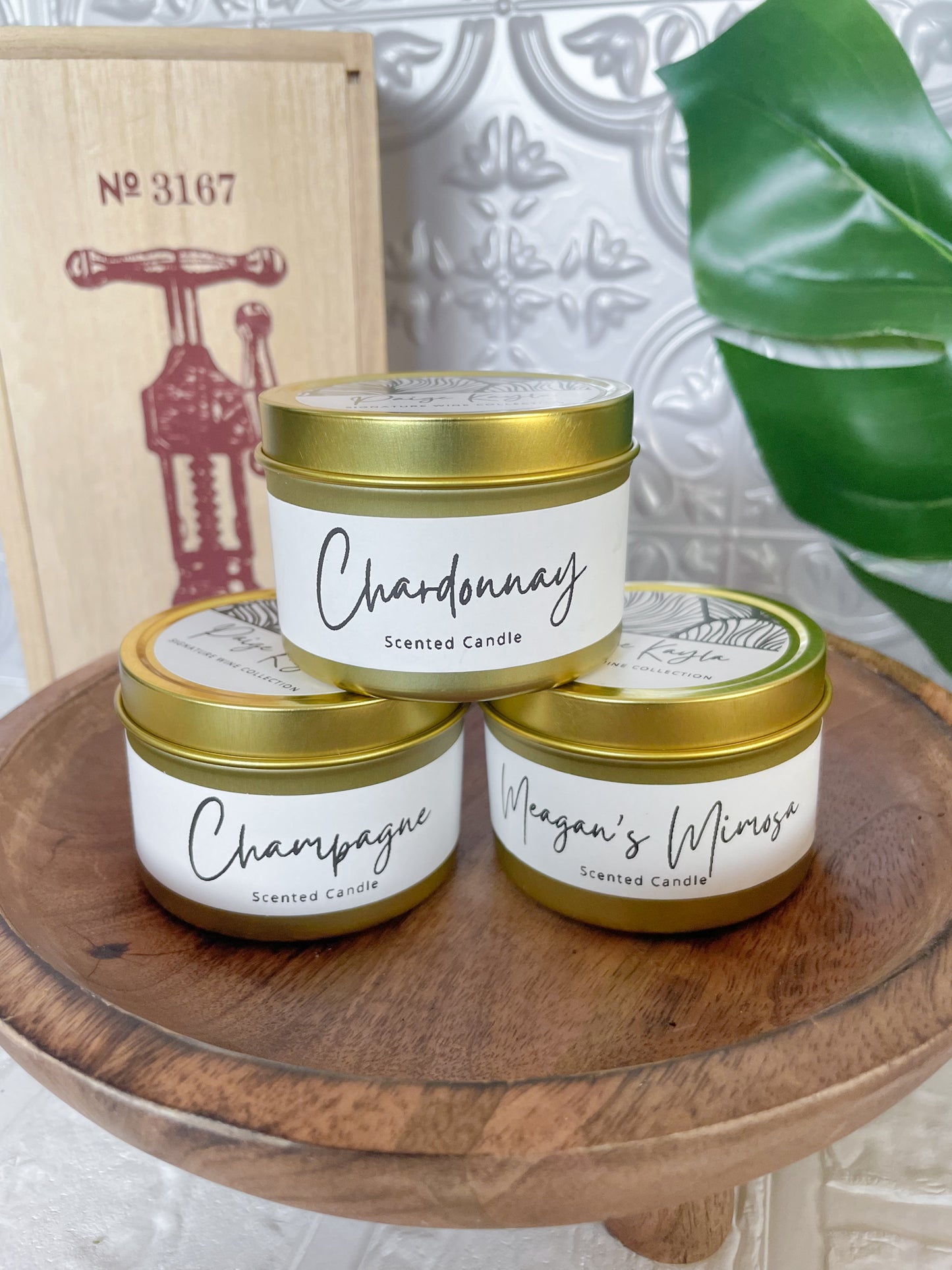 Chardonnay Wine Candle