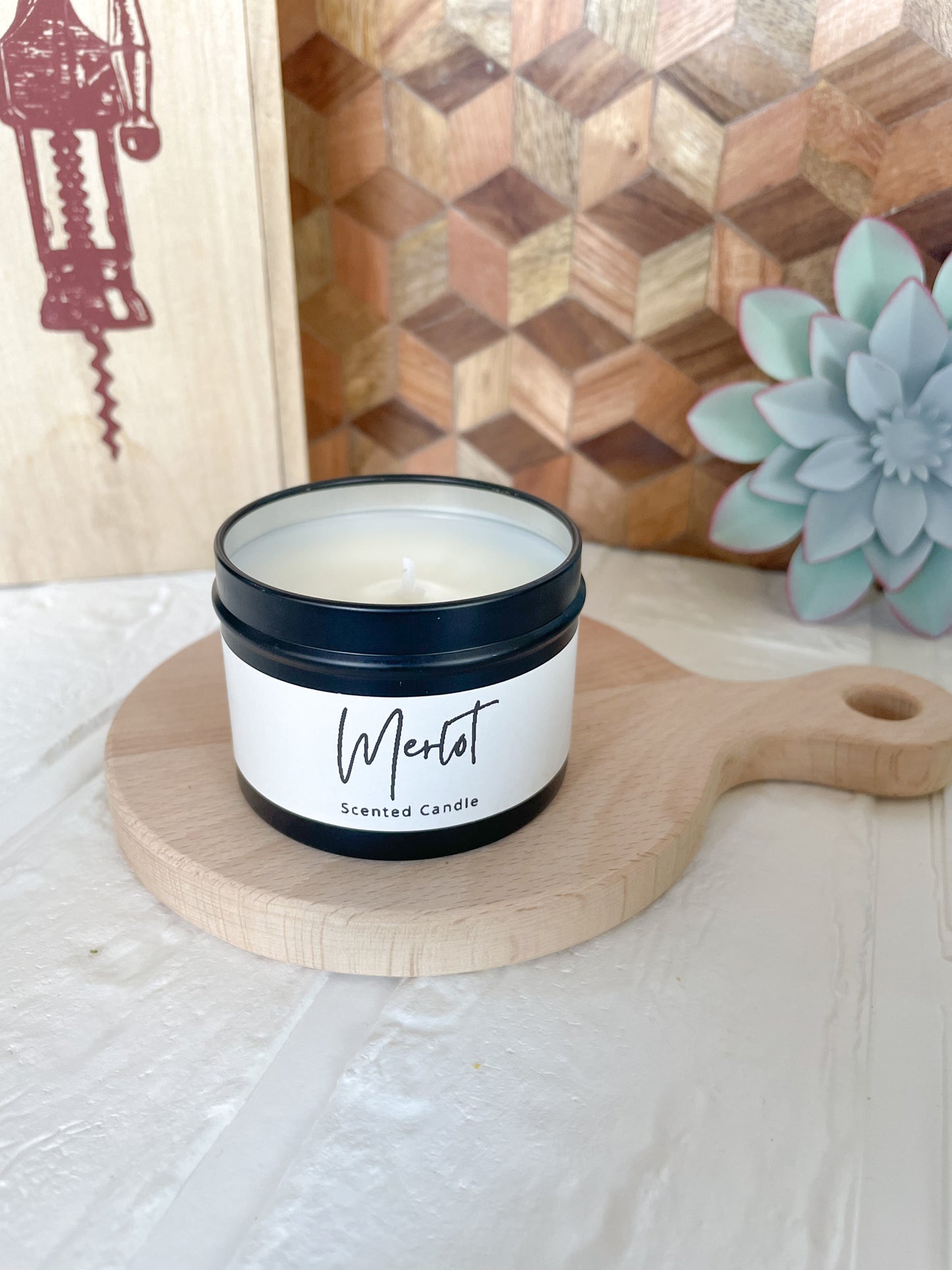 Merlot Wine Candle