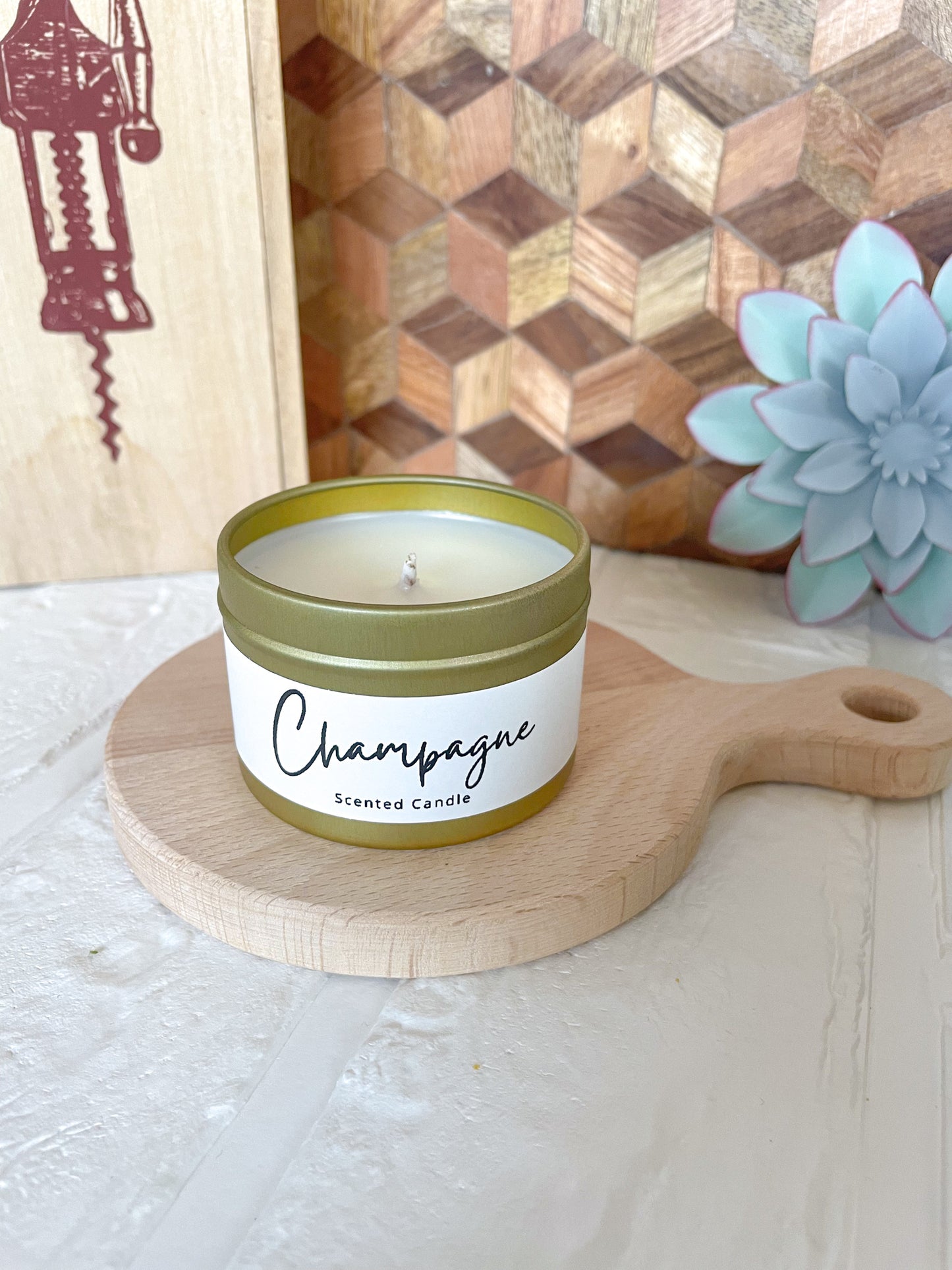 Champagne Wine Candle