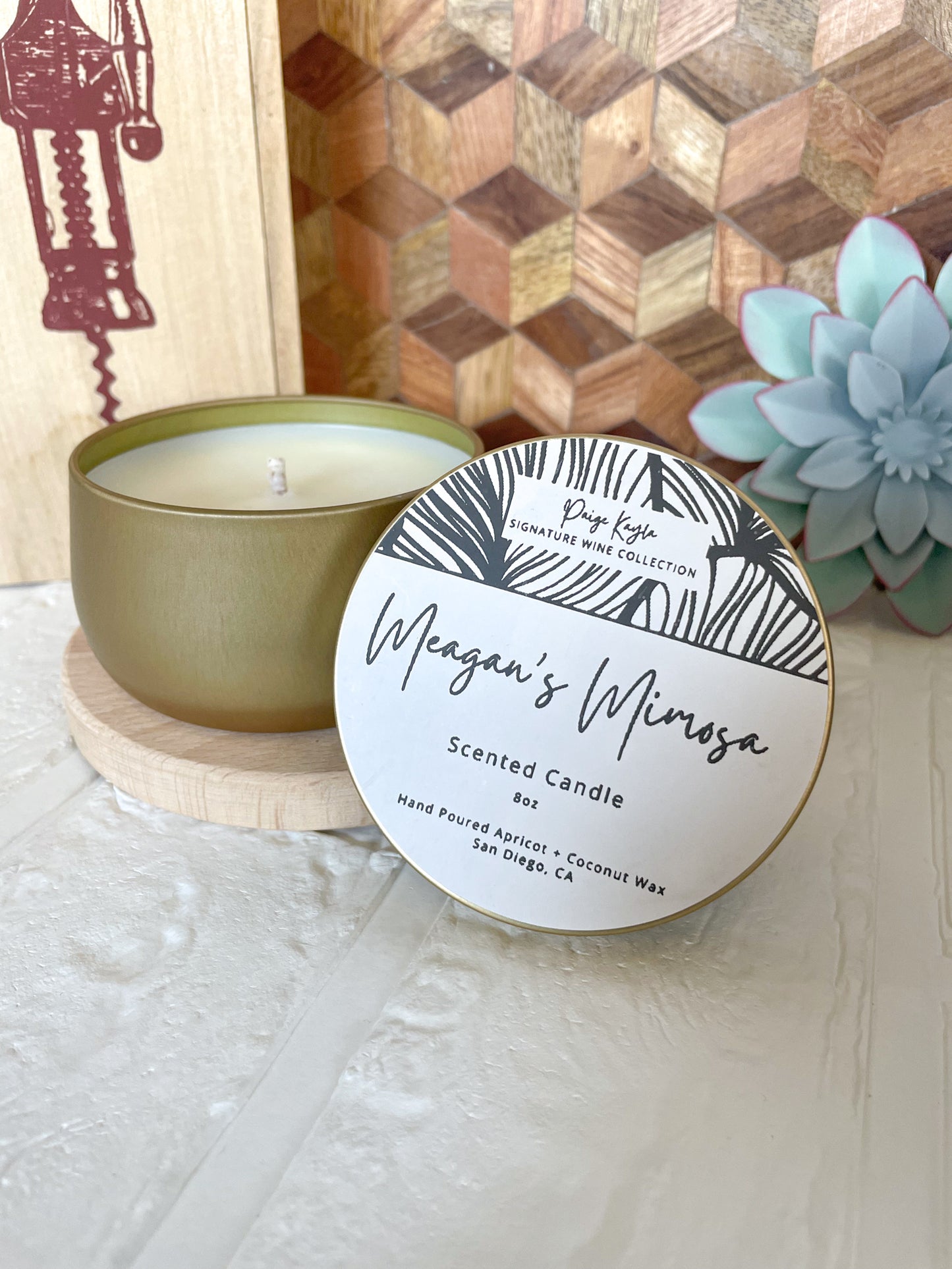 Meagan's Mimosa Wine Candle