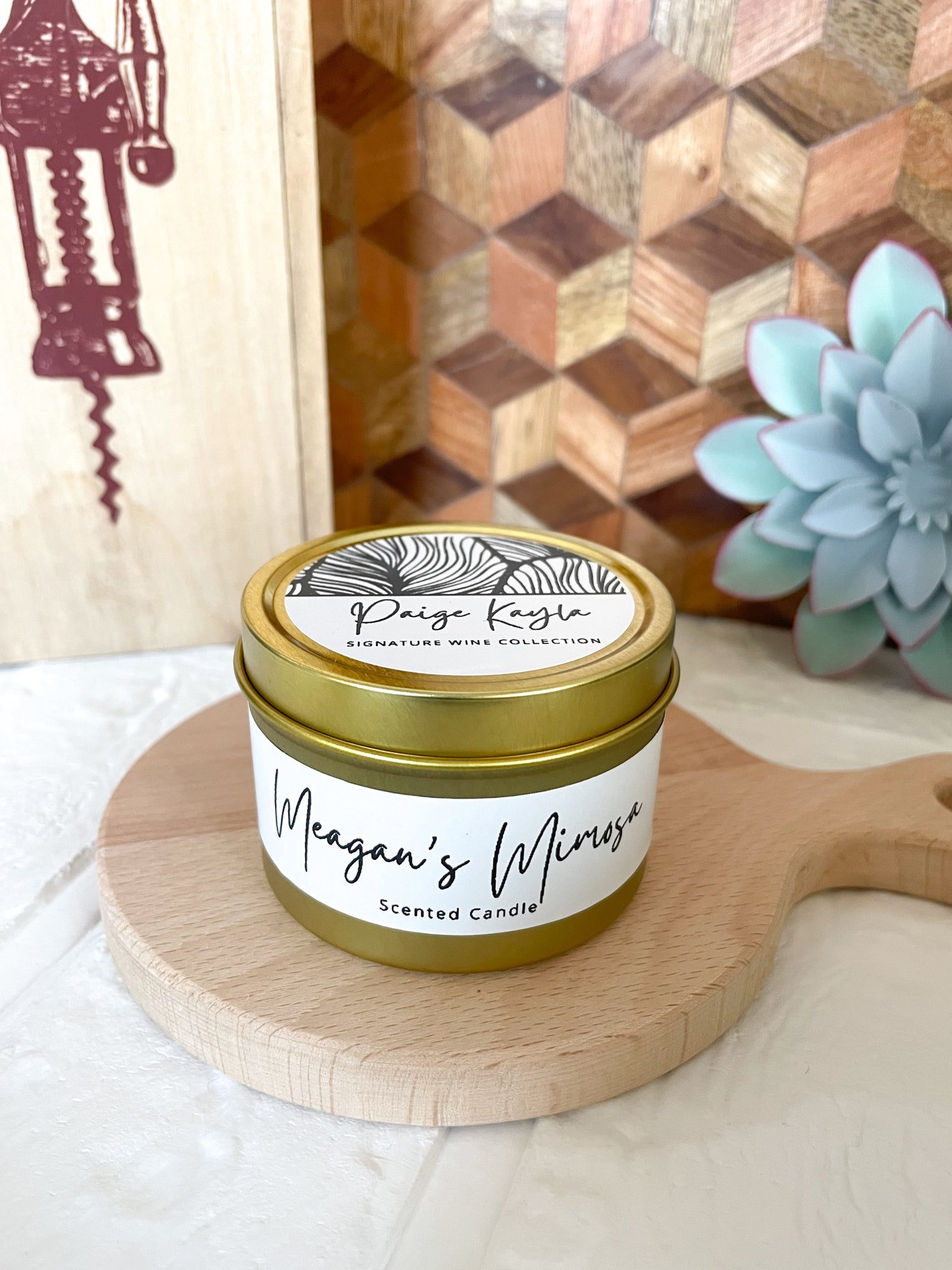 Meagan's Mimosa Wine Candle