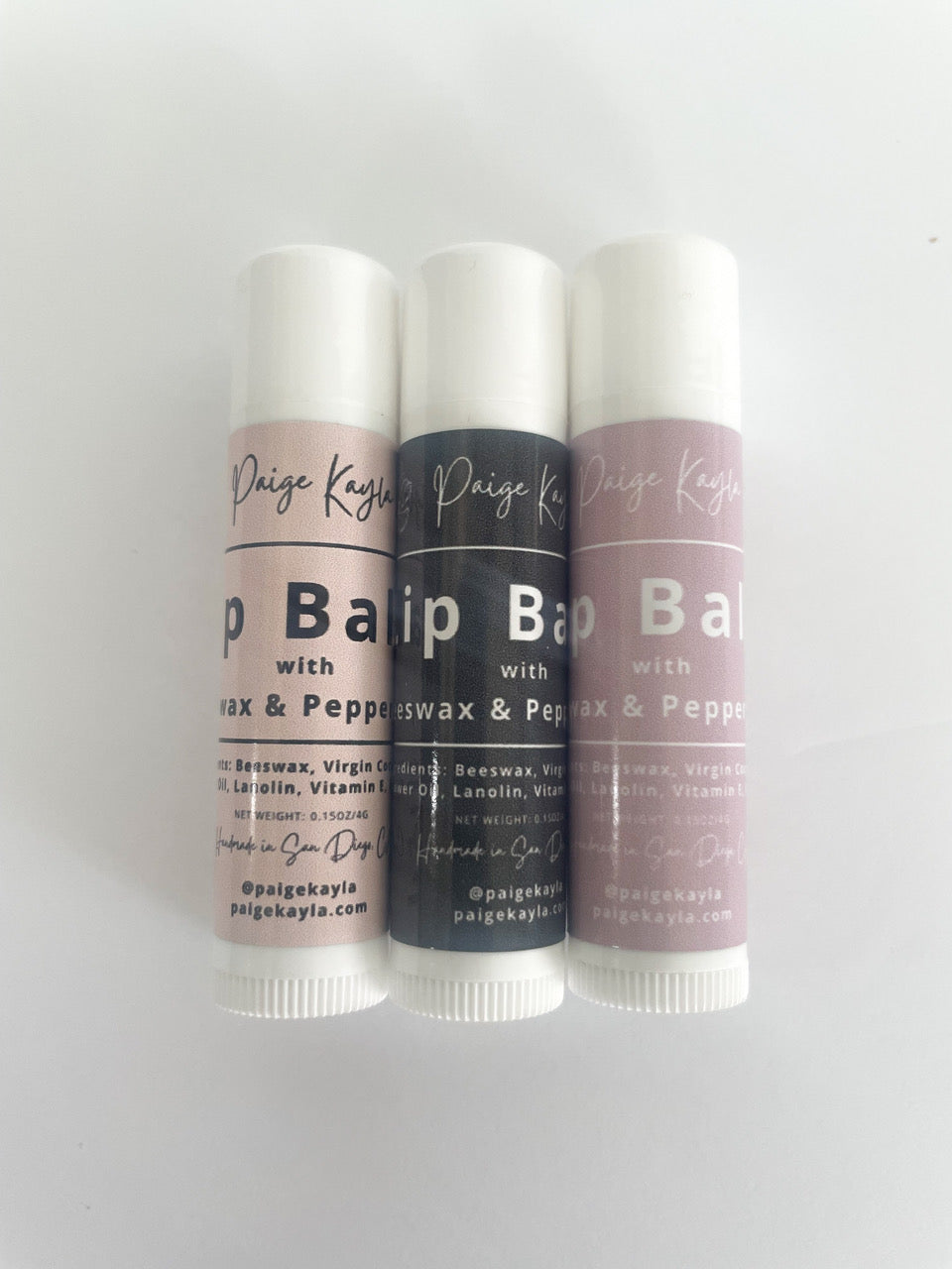 Beeswax + Peppermint Lip Balm