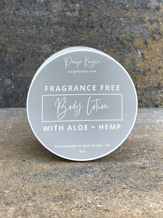 Fragrance Free Body Lotion