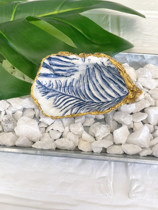 Blue Leaf Oyster Shell