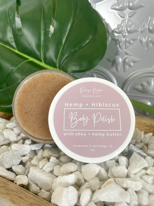 Hemp + Hibiscus Body Polish